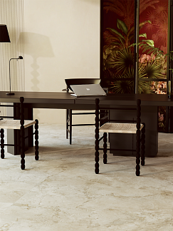 Керамогранит Travertine Taupe Antislip Carving искусственный камень Natural Stone