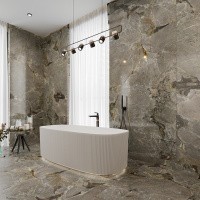 Керамогранит Stone Alpino цвет керамогранитной плитки Коричневый