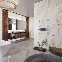 Керамогранит Arabesco Gold цвет керамогранитной плитки Белый