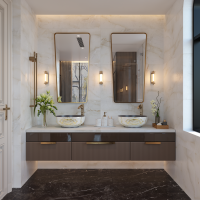 Керамогранит ONYX MAJESTIC PRO 4D цвет керамогранитной плитки Бежевый