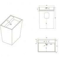 Раковина Padova искусственный камень