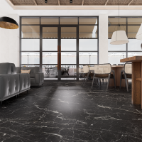 Керамогранит Calacatta Black Mat цвет керамогранитной плитки Черный