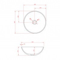 Раковина Coppa искусственный камень