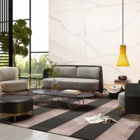 Керамогранит Bianco Statuario цвет керамогранитной плитки Серый