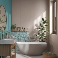 Керамогранит SKETCH ART OCEAN MATT цвет керамогранитной плитки Зеленый