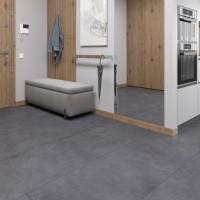 Керамогранит Zett Black цвет керамогранитной плитки Серый